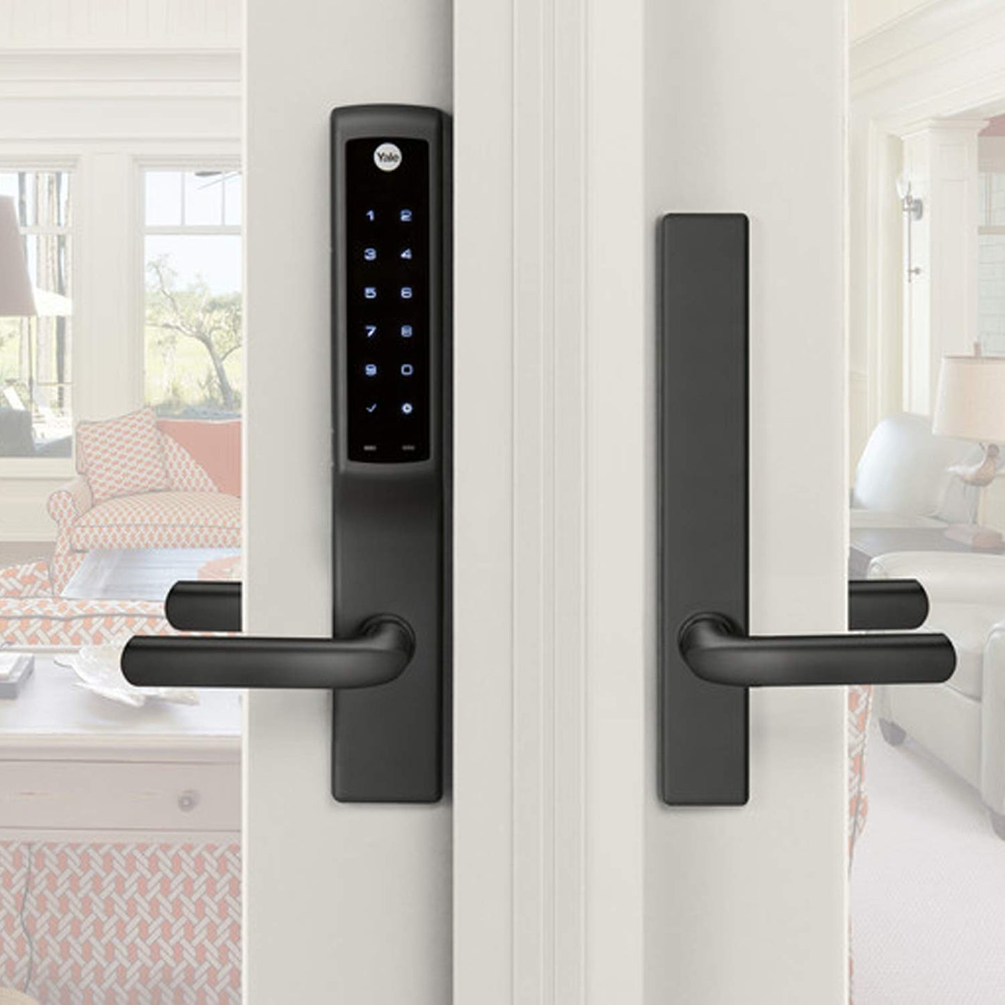 Yale Assure Lock for Andersen Patio Doors, Z-Wave Plus, Black Suede