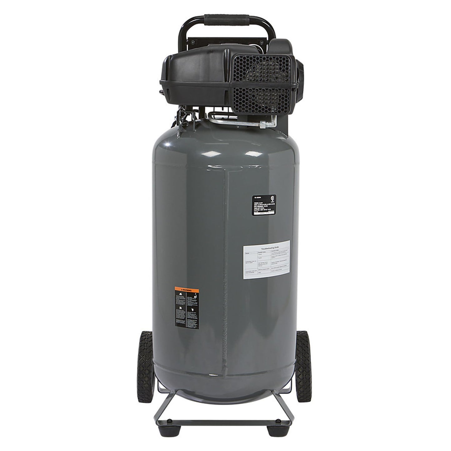 Klutch 20-Gallon Air Compressor, 2 HP, 120 Volts, 175 PSI