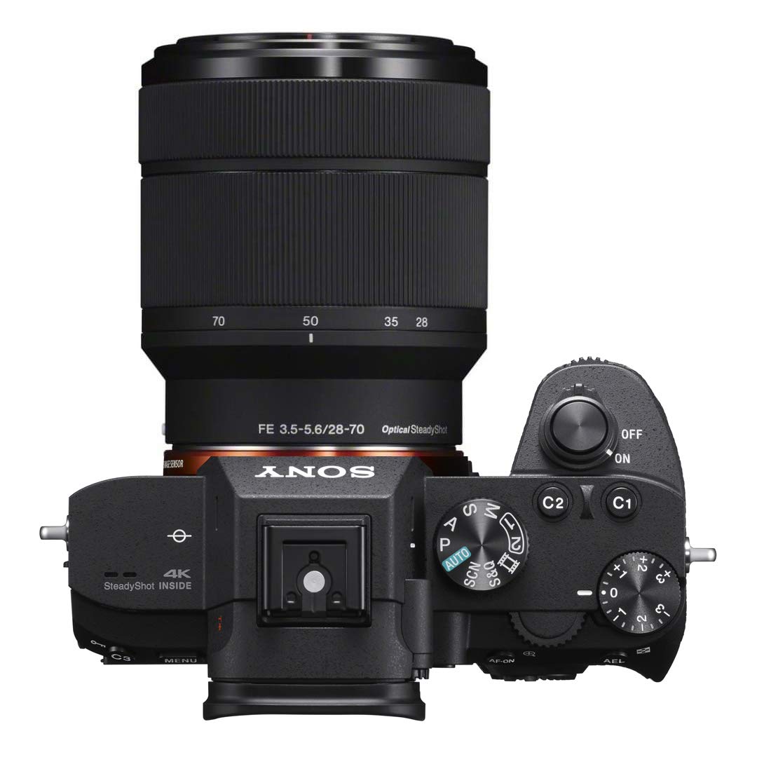 Sony ILCE-7M3K/B a7III Full Frame Mirrorless Camera with 2 Lens Kit FE 28-70mm F3.5-5.6 SEL2870 + FE 50mm F1.8 SEL50F18F | Official Sony USA Partner Model | Bundle with 2X 64GB Cards, Photography Pro