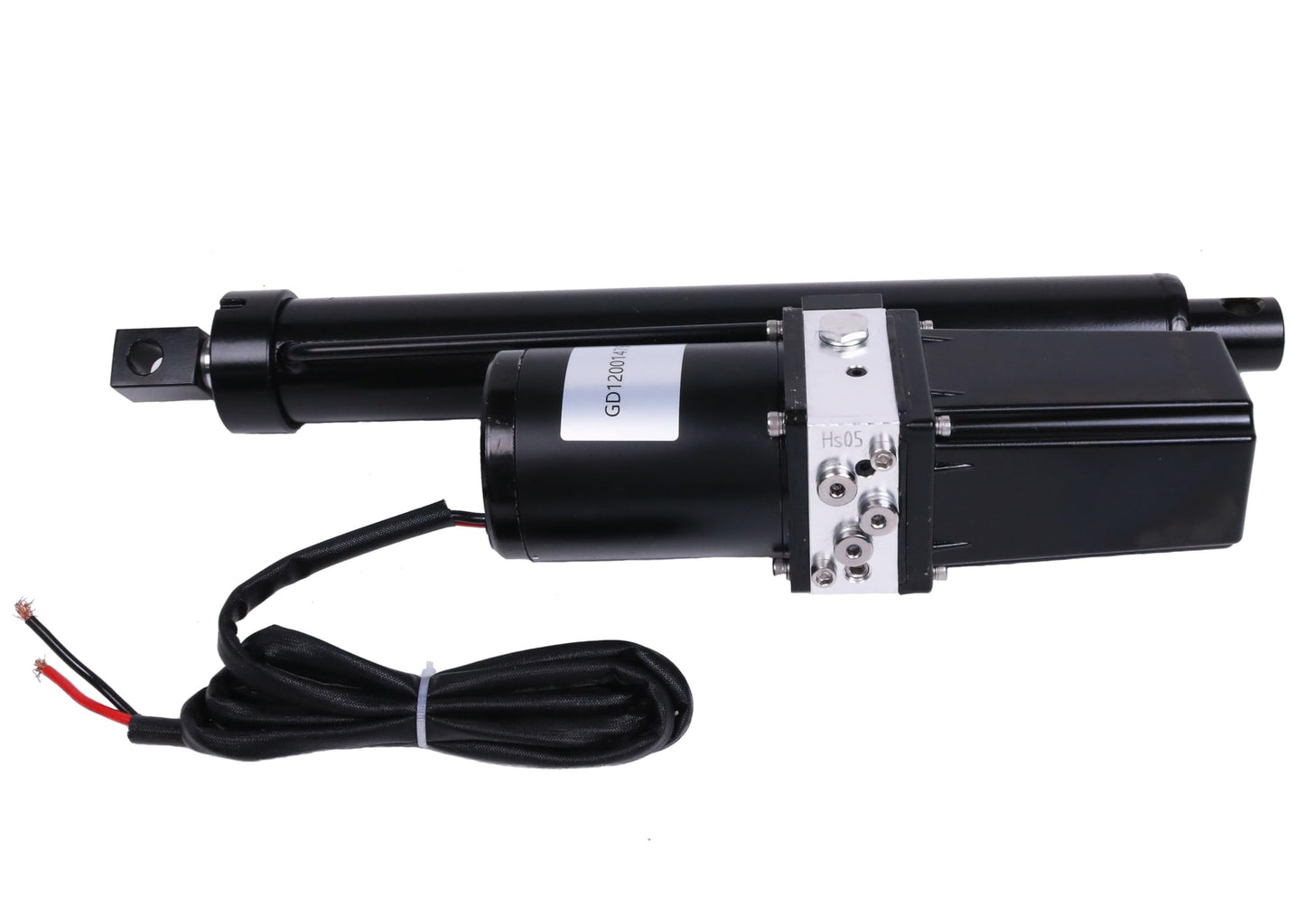 JEENDA DC 12V 12" Hydraulic Motor Heavy Duty Electric Linear Actuator 1700Lbs-2300lbs Compatible with Dump Trailers, Lift Tables, Solar Tracking System, Wheelchair Lift,Tractors,Cleaning Vehicle