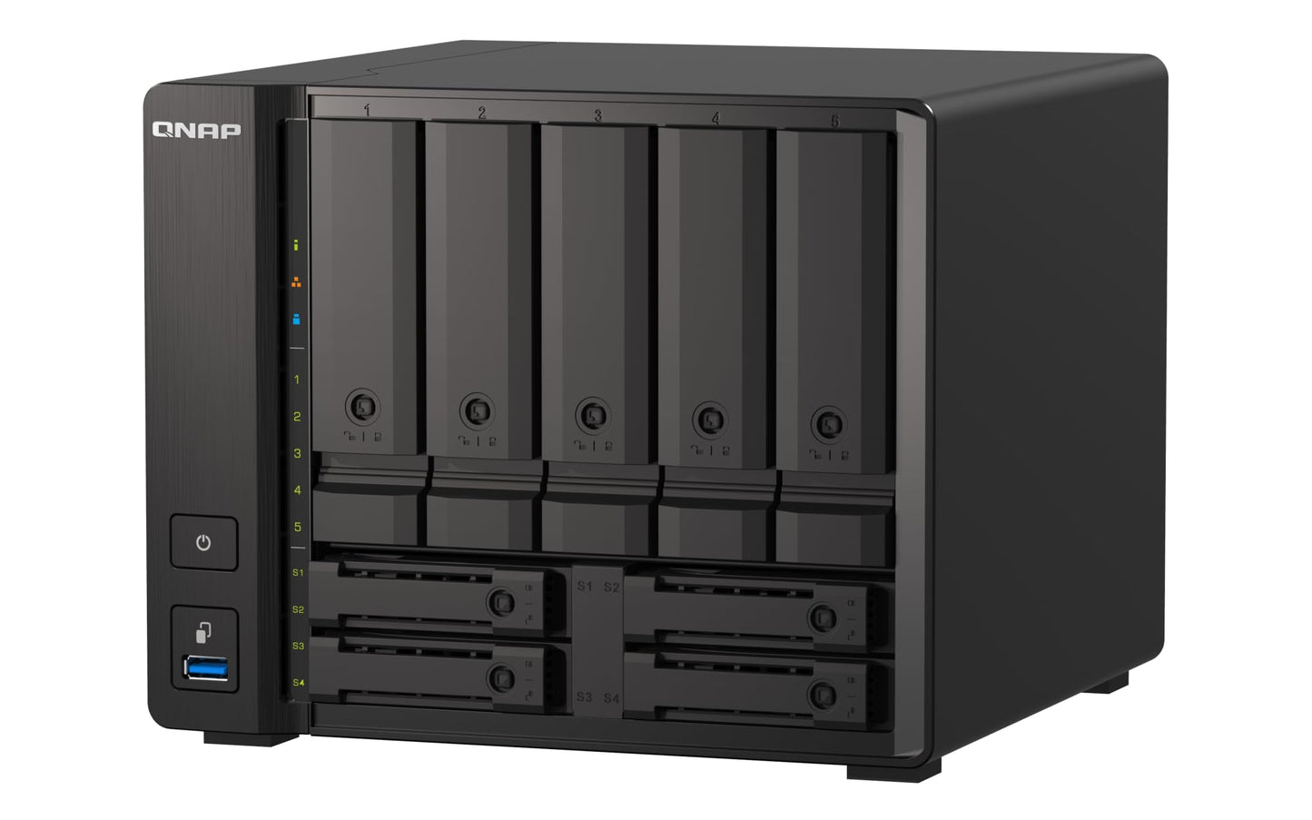 QNAP TS-h973AX-32G 9-Bay QuTS Hero NAS with 10GbE/2.5GbE Connectivity