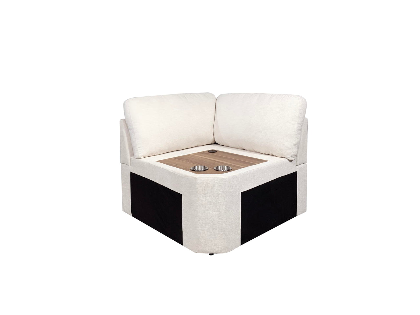 Ball & Cast 116" Oversized Modular Sectional Sofa,Large Chenille Upholstered Couch L-Shaped 7 Seat with Movable Ottoman & 2 Pillows,Comfty Sectionals W/Cup Holders & USB Ports,for Living Room,Beige