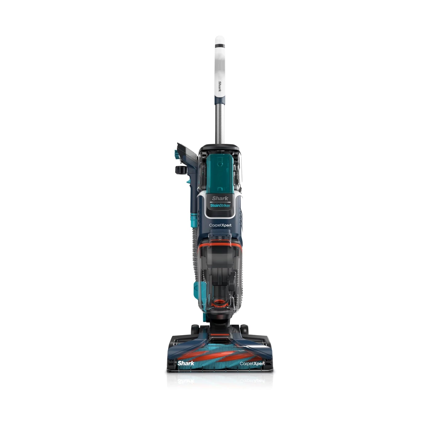 Shark CarpetXpert with Stain Striker, Upright Carpet, Area Rug & Upholstery Cleaner (Renewed) (Navy)