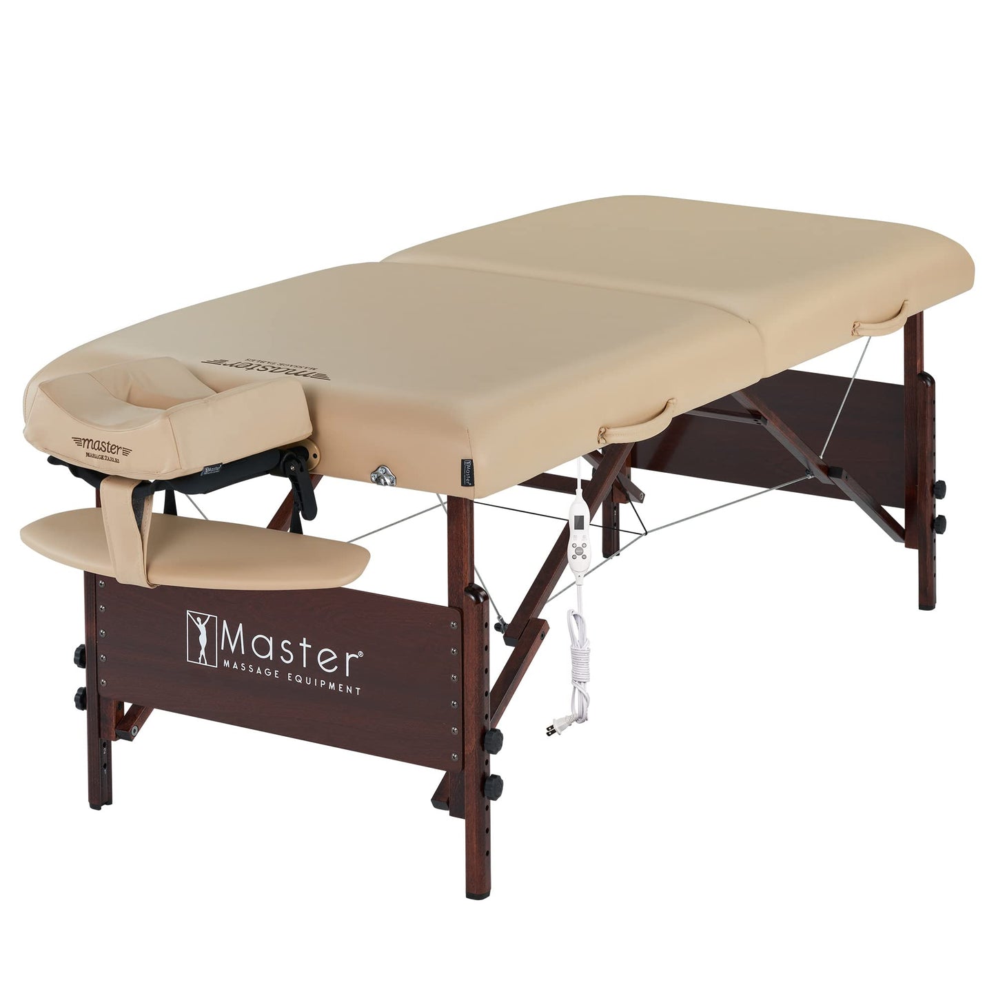 Master Massage 30" Del Ray Therma Top Portable Massage Table Package with Accessories- For Use as a Tattoo Bed, Lash Table