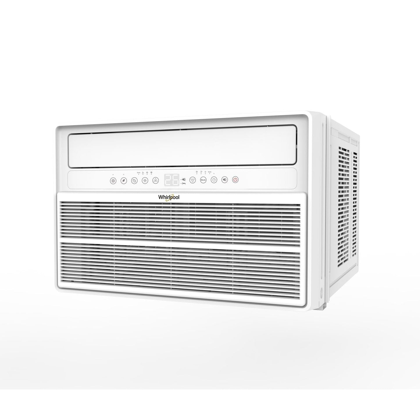 Whirlpool 24,000 BTU Window Mounted Inverter Air Conditioner with Quiet, 230V, AC for Large Rooms up to 1500 Square Feet with Remote, Window AC Unit for Apartment, Living Room, Bedroom