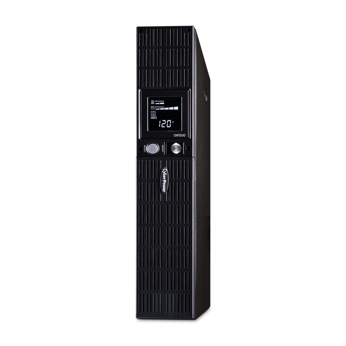 CyberPower OR1500LCDRT2U Smart App LCD UPS Battery Backup and Surge Protector, 1500VA/900W, 8 Outlets, AVR, 2U Rack/Tower