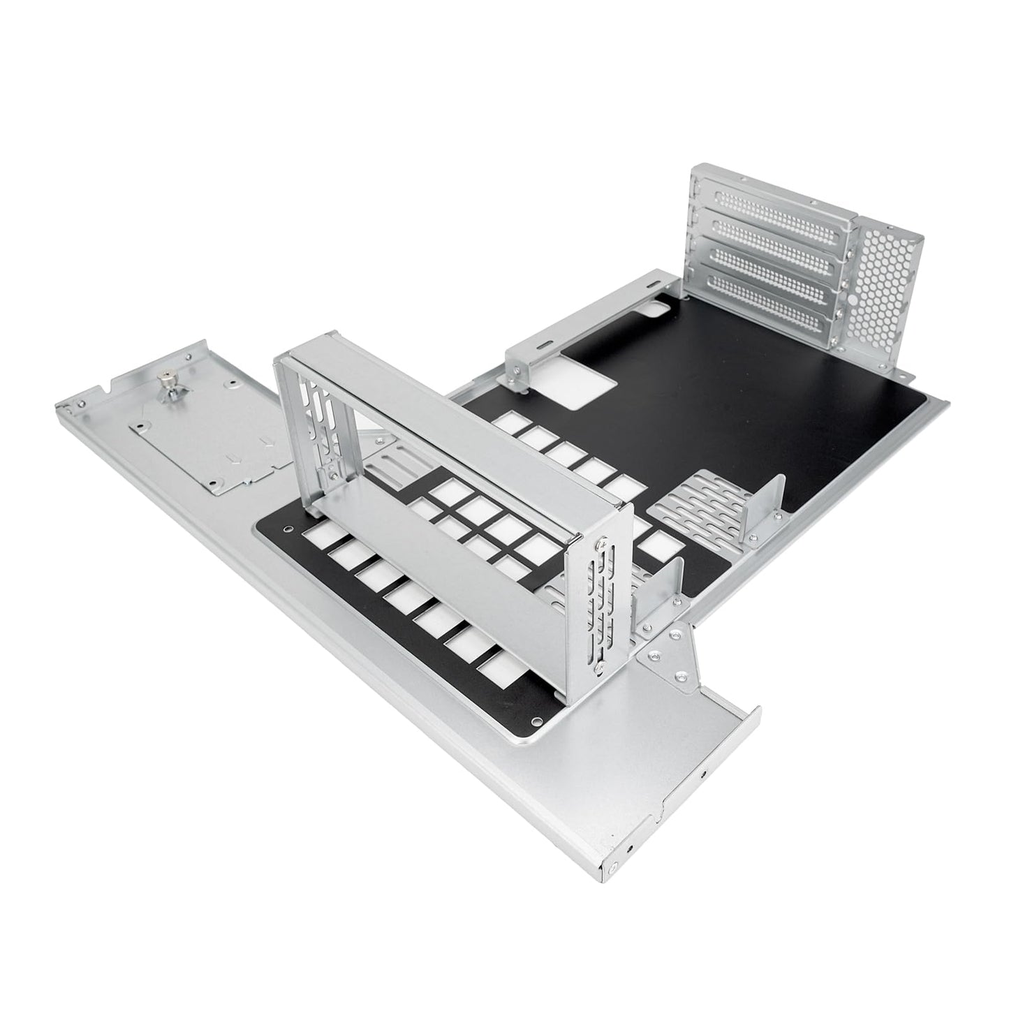 Silverstone Technology RM32 3U rackmount Server Chassis Supporting 4-Slot high-end Graphics Cards and 360mm radiators, SST-RM32