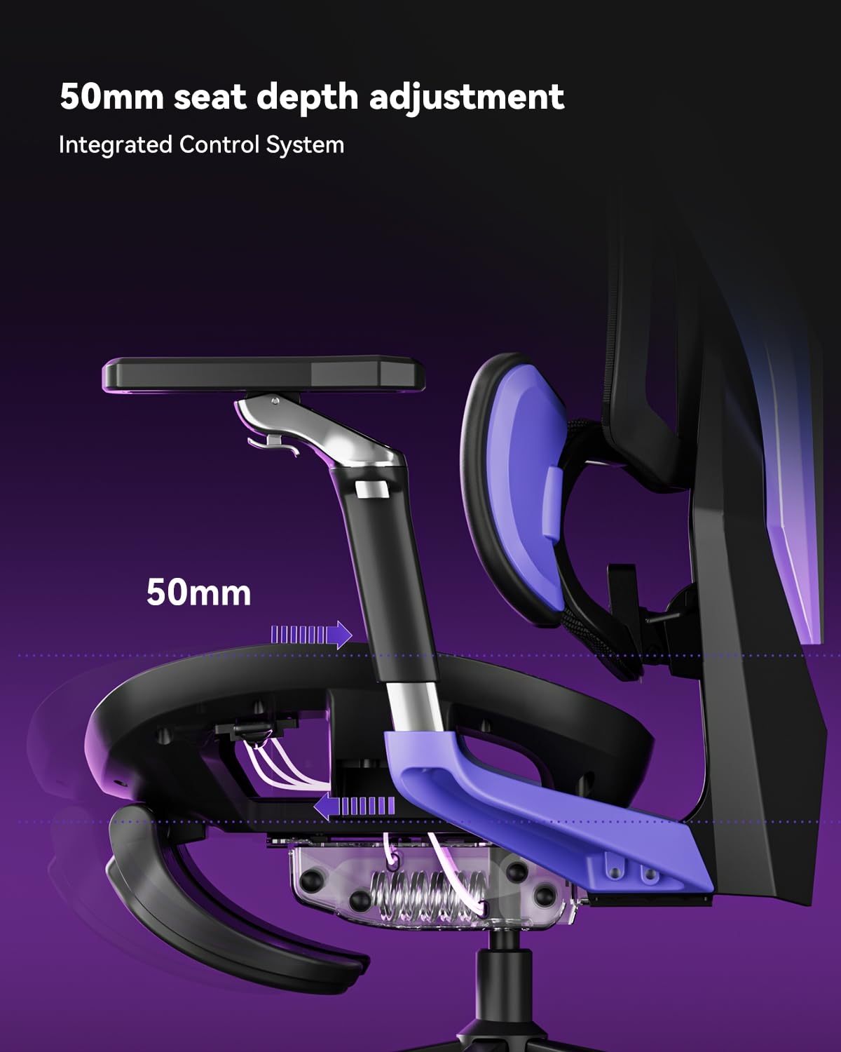Autofull G7 Gaming Chair - 3-Zone Lumbar, 22-Point Adjustment, Breathable Mesh, Custom Backplate, 720° Armrests, BIFMA Certified Ergonomic, 140° Recline, IGR Certified, Niko Endorsed - Gift for Gamers