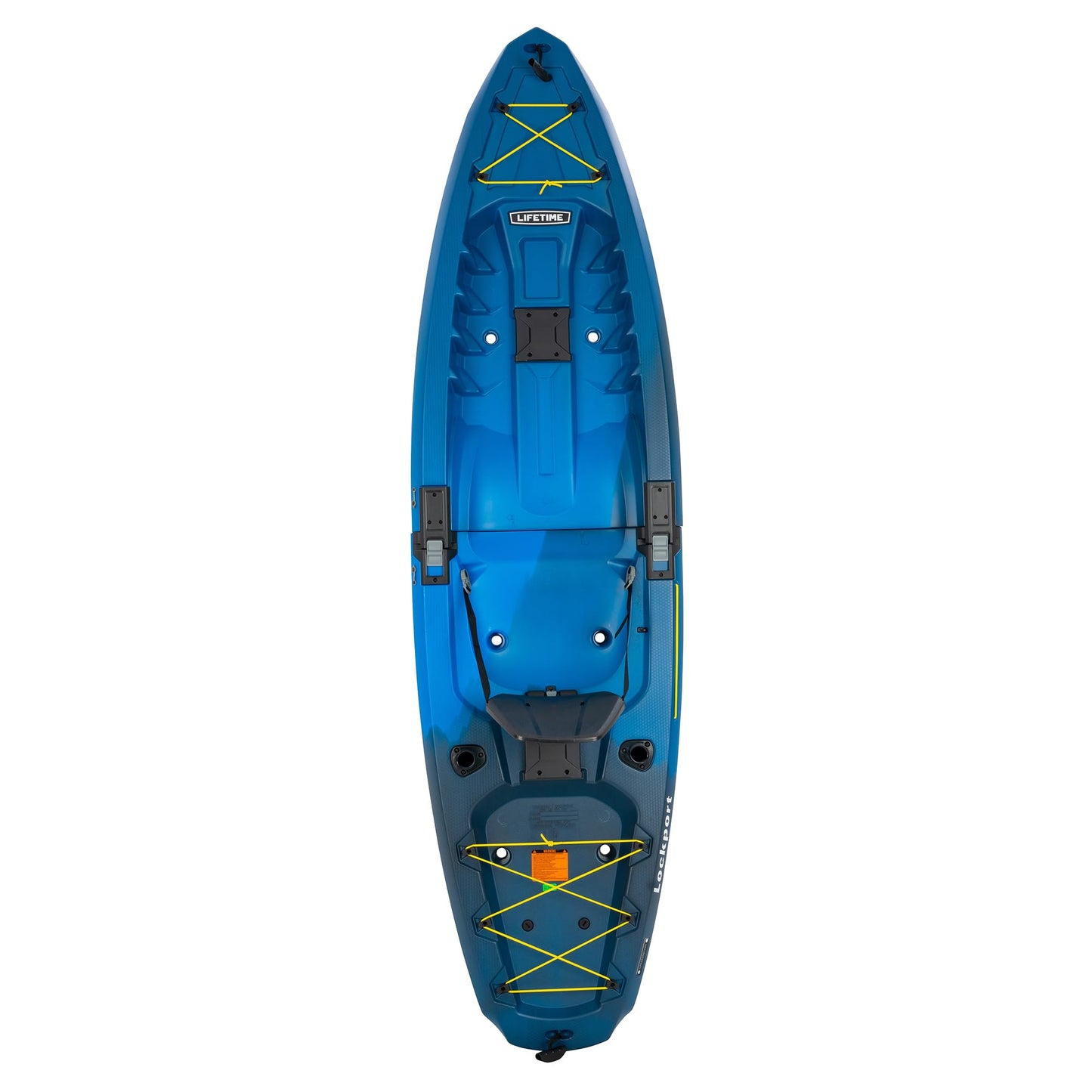 Lifetime Lockport 94 Modular Sit-on-Top Kayak, Two-Piece Design with SlideLock System, Rod Holders, Adjustable Seat
