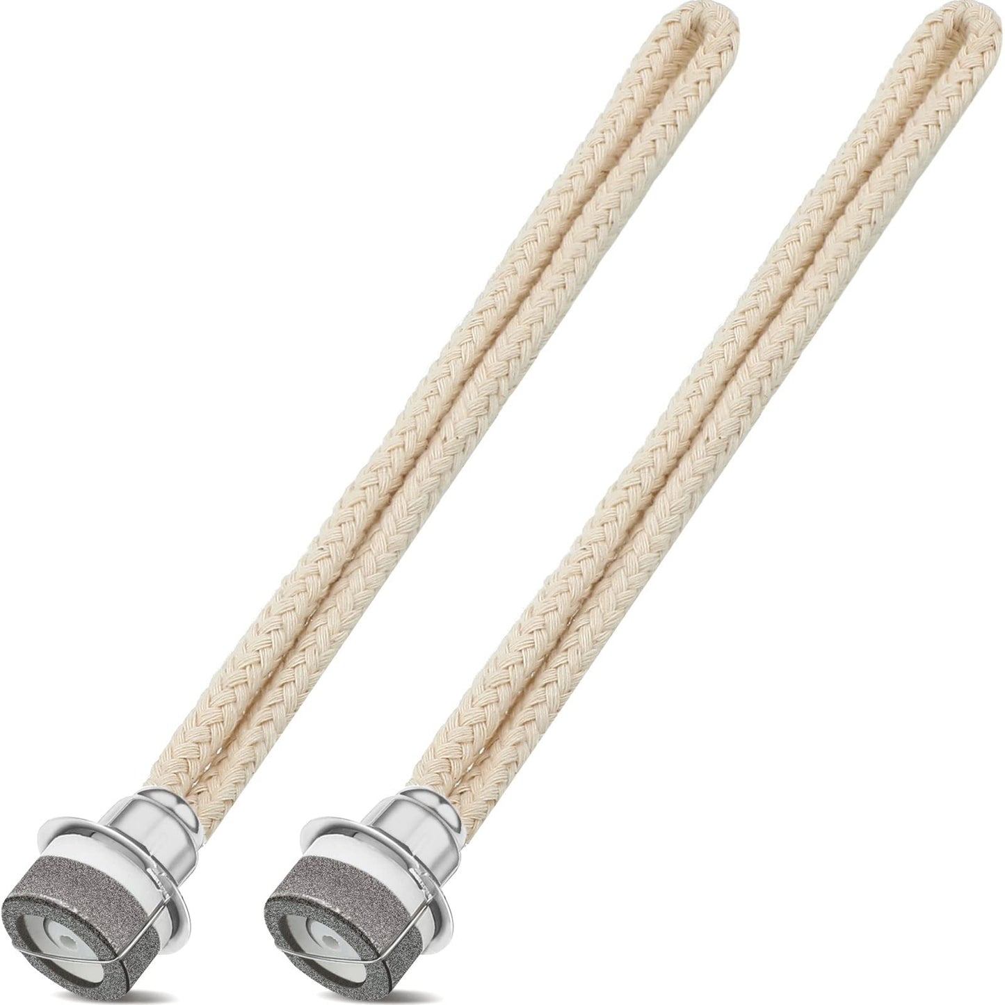 Maitys Oil Lamp Wick Replacement - 2 Pieces, Fragrance Diffuser, 6.3 Inch, Silver, Model Maitys-FHS5DF52D
