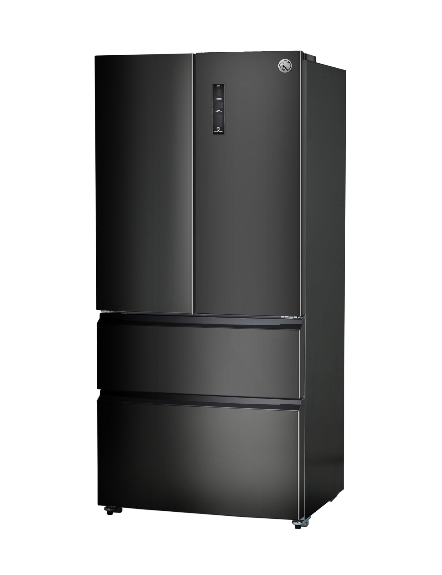 Commercial Cool 18.9 Cu. Ft. French Door Refrigerator, 33 Inch Wide Refrigerator with 2 Bottom Mount Freezer Drawers, Frost Free, LED Lighting, Digital Temperature Control, CCRF1890KB, Black