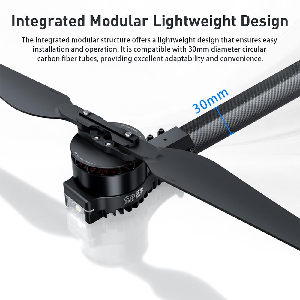 Surpass Hobby S6218 130KV Brushless Motor Thrust 12.3kg for Agricultural Drone UAV Power System (Propeller: 2480 CW)