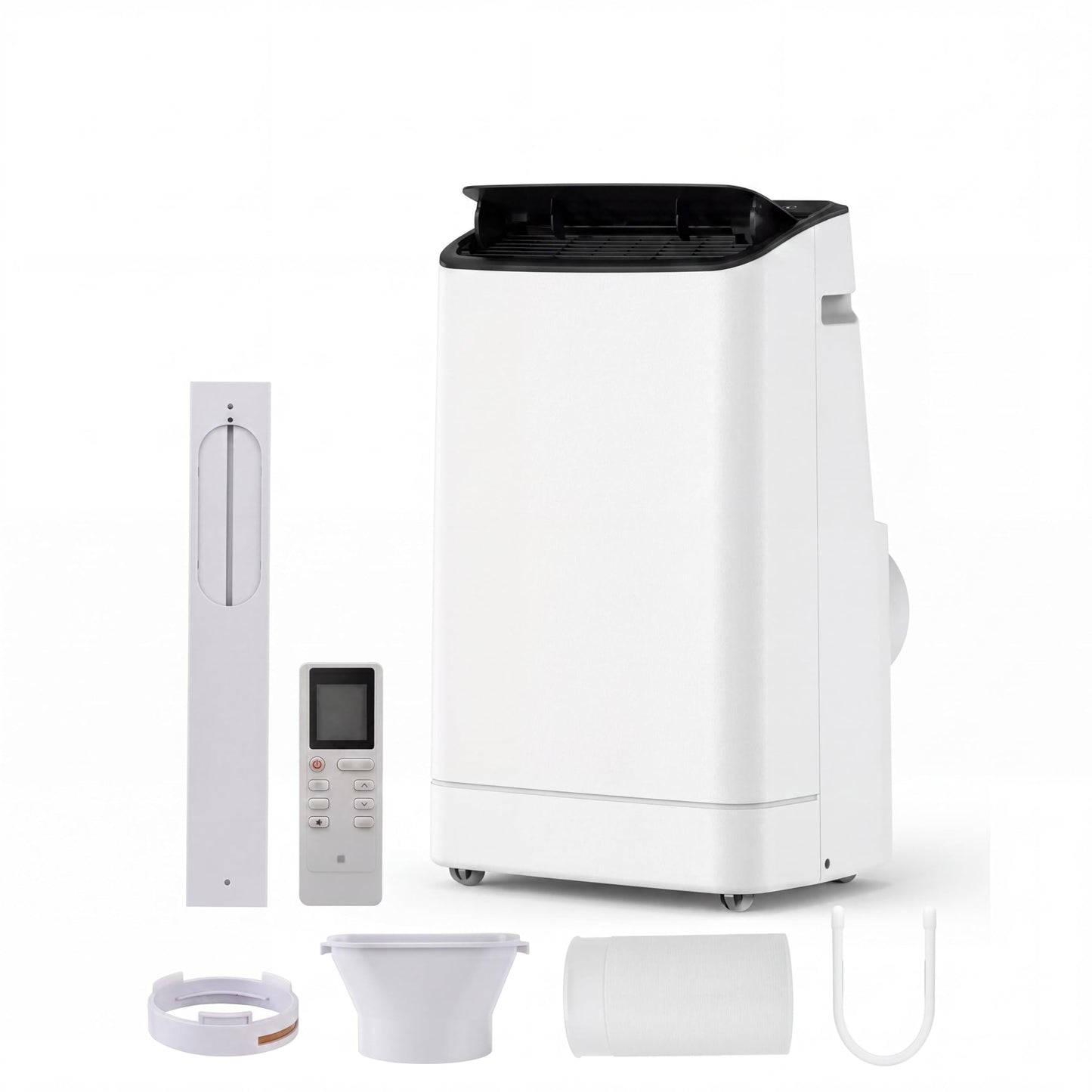 14,000 BTU Portable Air Conditioners, Cools Large Room Up to 750 Sq.Ft, 3-in-1 AC Unit with Dehumidifier & Fan, Remote Control, Quiet Sleep Mode, Window Kit Included, White