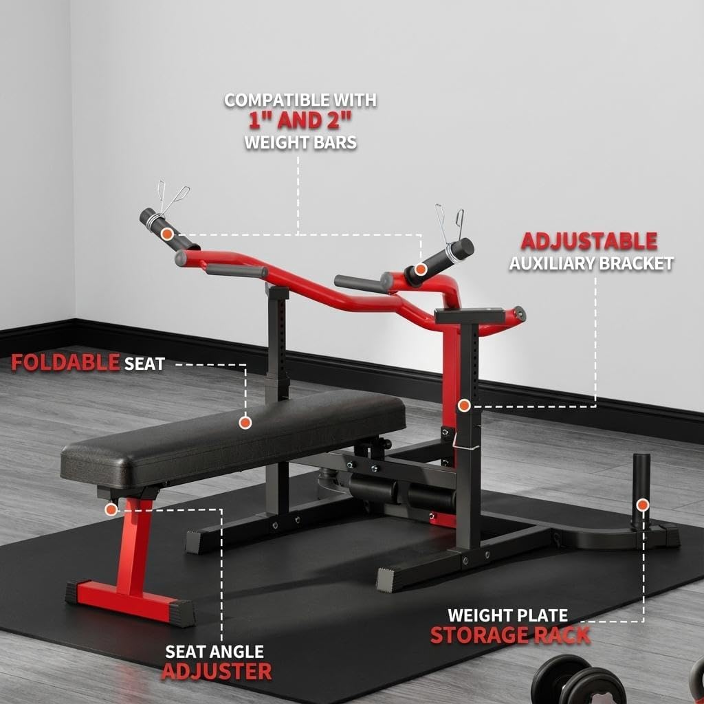 Chest Press Machine for Home Gym, 1050 LBS Weight Bench Press Machine, Adjustable Flat/Incline Bench Press with Independent Converging Arms, Multi-Functional Upper Body Workout Bench