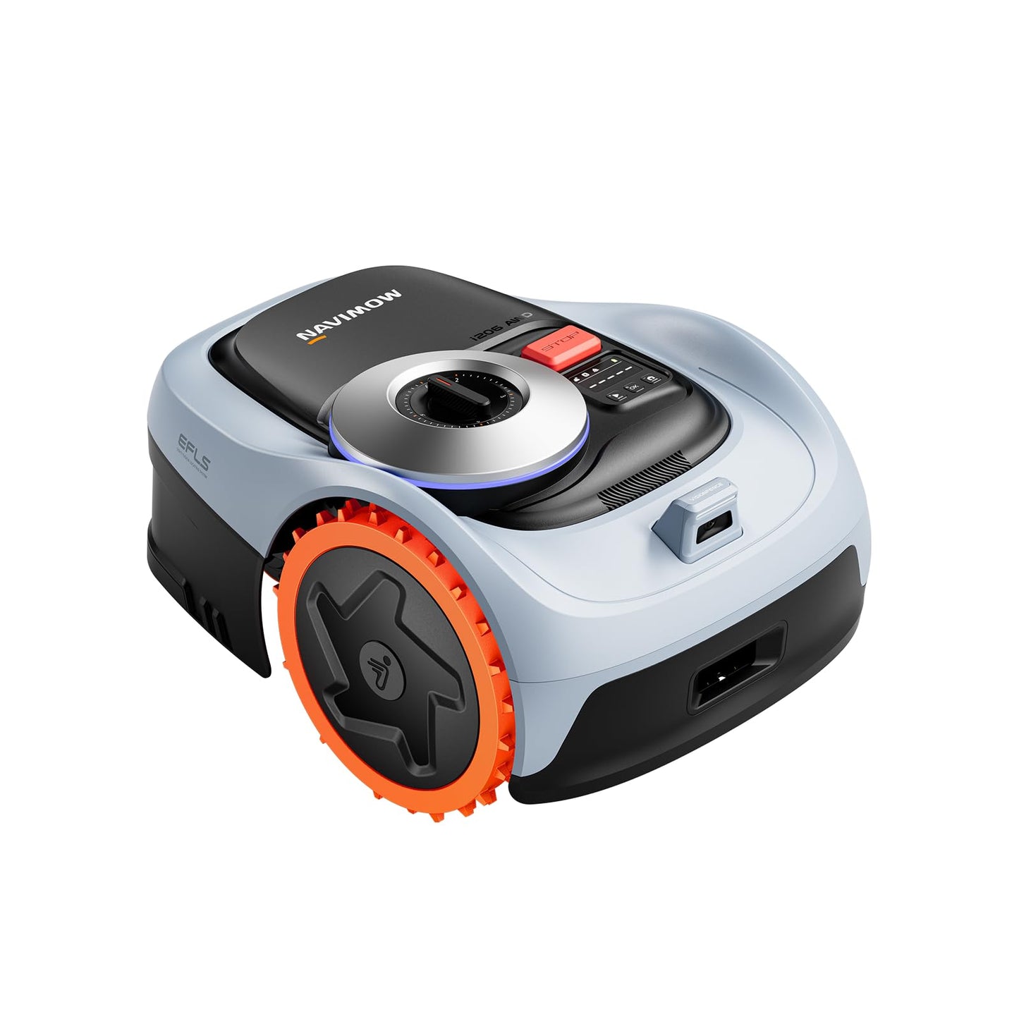 Segway Navimow i206 AWD Robot Lawn Mower (New i105N), Wire-Free Robotic Mower, All-Wheel Drive for 45% Slopes, Auto Mapping, NRTK + Vision, 2–3.6 in Cutting Height, Covers 0.15 Acre