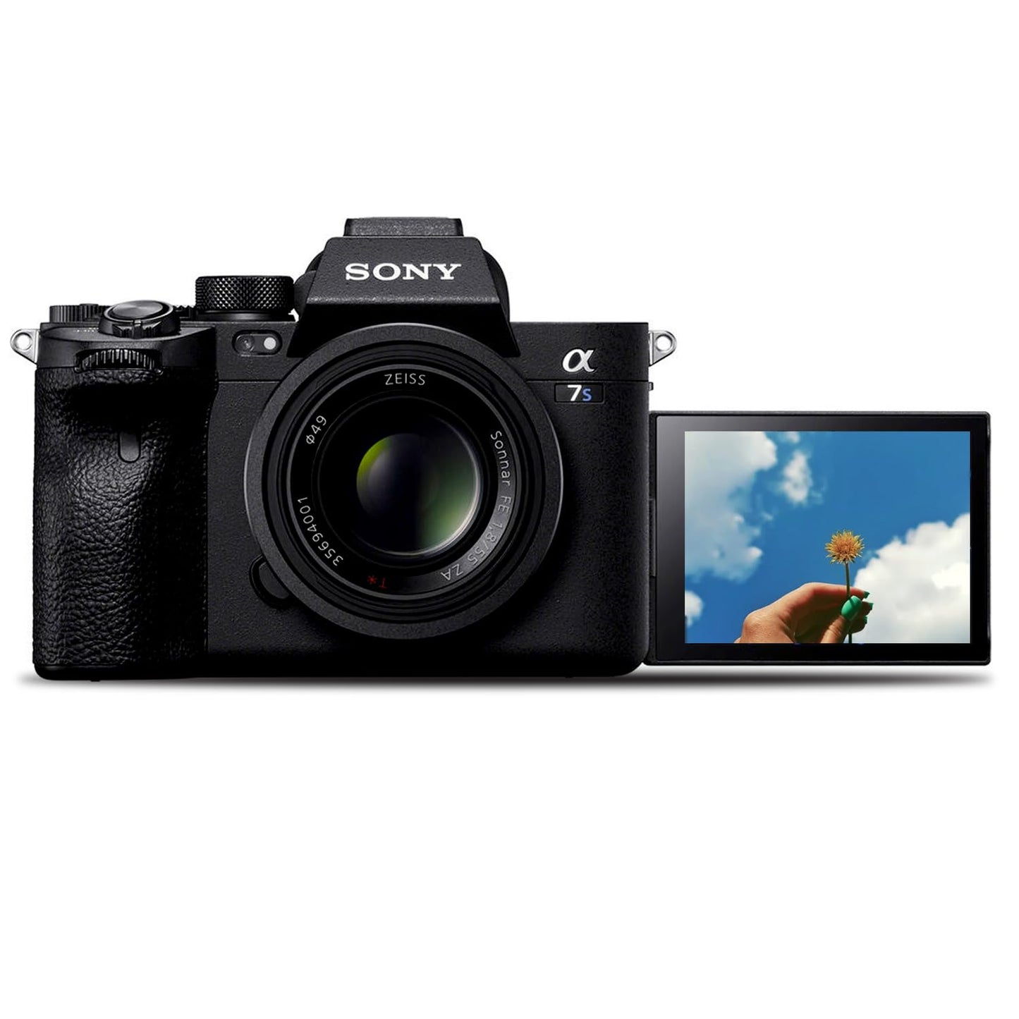 Sony α7S III Full-Frame Mirrorless Camera Body (ILCE-7SM3/B) – 12.1 MP BSI Sensor, 4K 120p 10-Bit Video | 2 x 64GB Memory Card, 3 x NP-FZ-100 Battery, Case, External Charger and More
