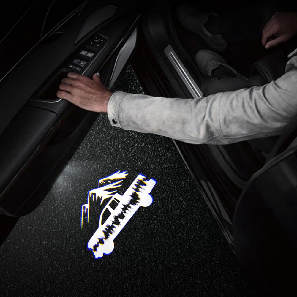 akarin LED Car Door Logo Lights for Tundra 2007-2011, 2022-present, Courtesy Projector Laser Puddle Lamp, 2 PCS