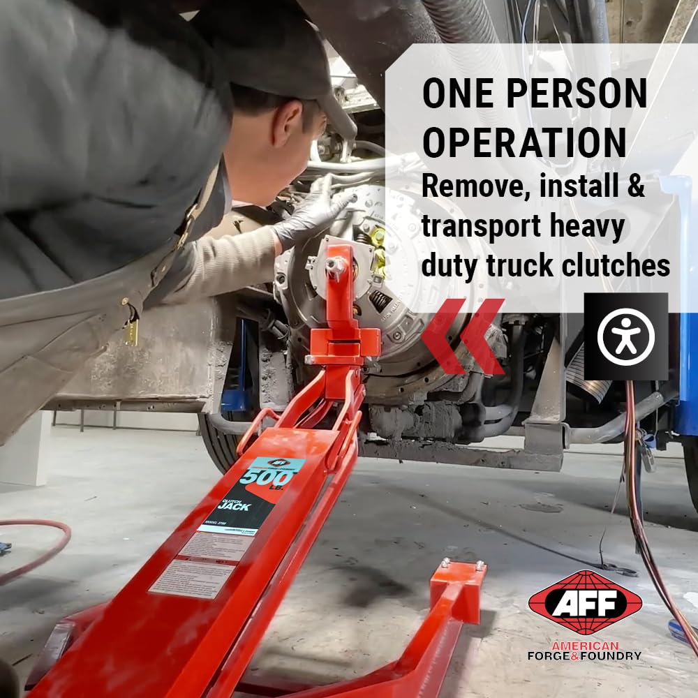 AFF Truck Clutch Jack - 1/4 Ton (500 lb) Capacity - Heavy Duty
