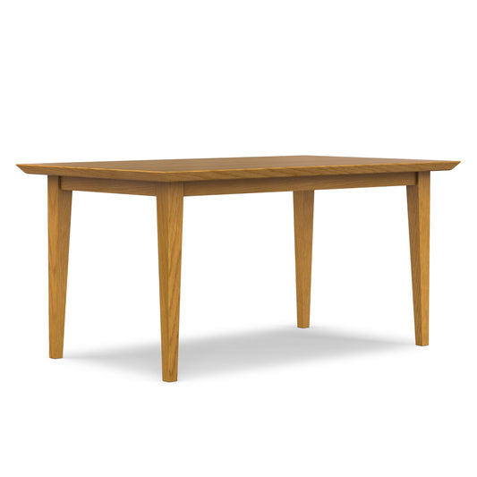 SIMPLIHOME Colby Dining Table - 60 inch Wide Solid Wood Oak Veneer Rectangular Kitchen Table in Oak Finish, Rectangular Mid‑Century & Rustic Contemporary Style for Kitchen or Dining Room, Seats 6