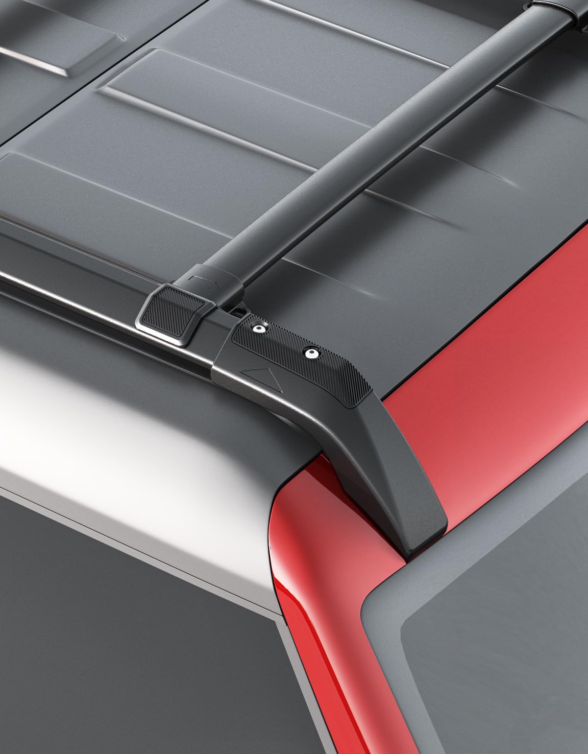 Wonderdriver 330lbs Roof Rack Cross Bars 5PCS - Fit for Ford Bronco 2021 2022 2023 2024 2025 2026, Hard TOP 2Door & 4Door (Not for Bronco Sport),Aluminum Crossbars Rooftop Cargo Luggage Carrier