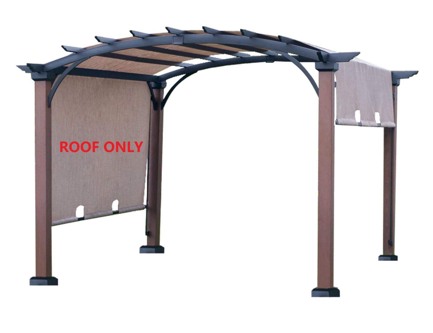ALISUN Replacement Sling Canopy (with Ties) for the Lowe's Allen + roth 10 ft x 10 ft Tan/Black Material Freestanding Pergola #L-PG152PST-B (Size: 200" (L) x 103" (W))