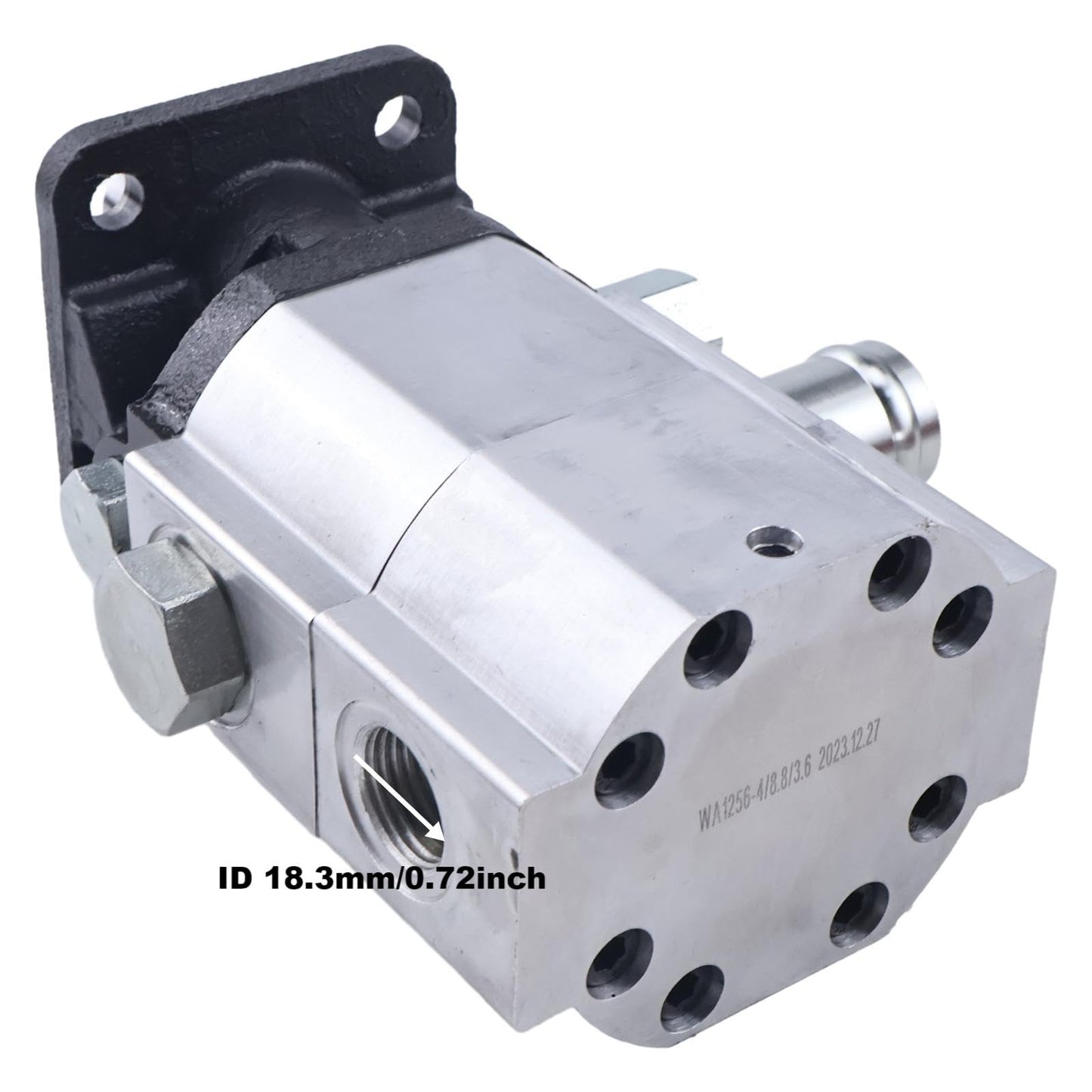 Chamixx 2 Stage 11 GPM Hydraulic Gear Pump 718-04127 918-04127 Compatible with MTD Cub Cadet GS21T LS27T LS27 LS25CC LS25 Log Splitters