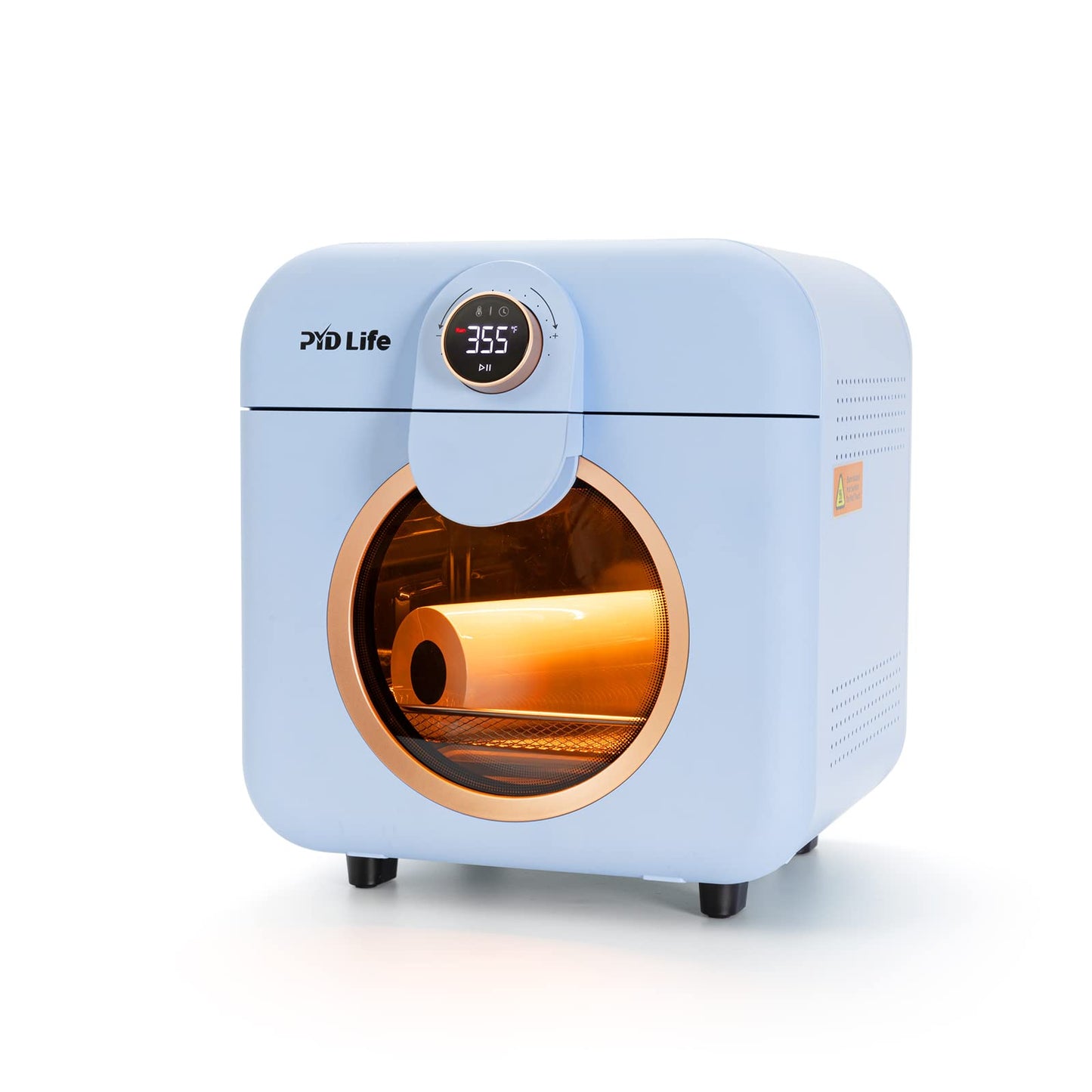 PYD Life Mini Sublimation Oven Machine 12 L 120 V 1600 W Light Blue Heat Press Machine for Sublimation Blanks Mugs Tumblers Cups Water Bottles Sublimation Printing