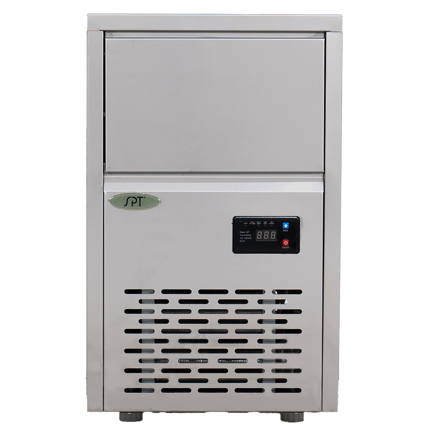 SPT SZB-22 44-lb Automatic Flake Ice Maker in Stainless Steel with Inline Water Filter