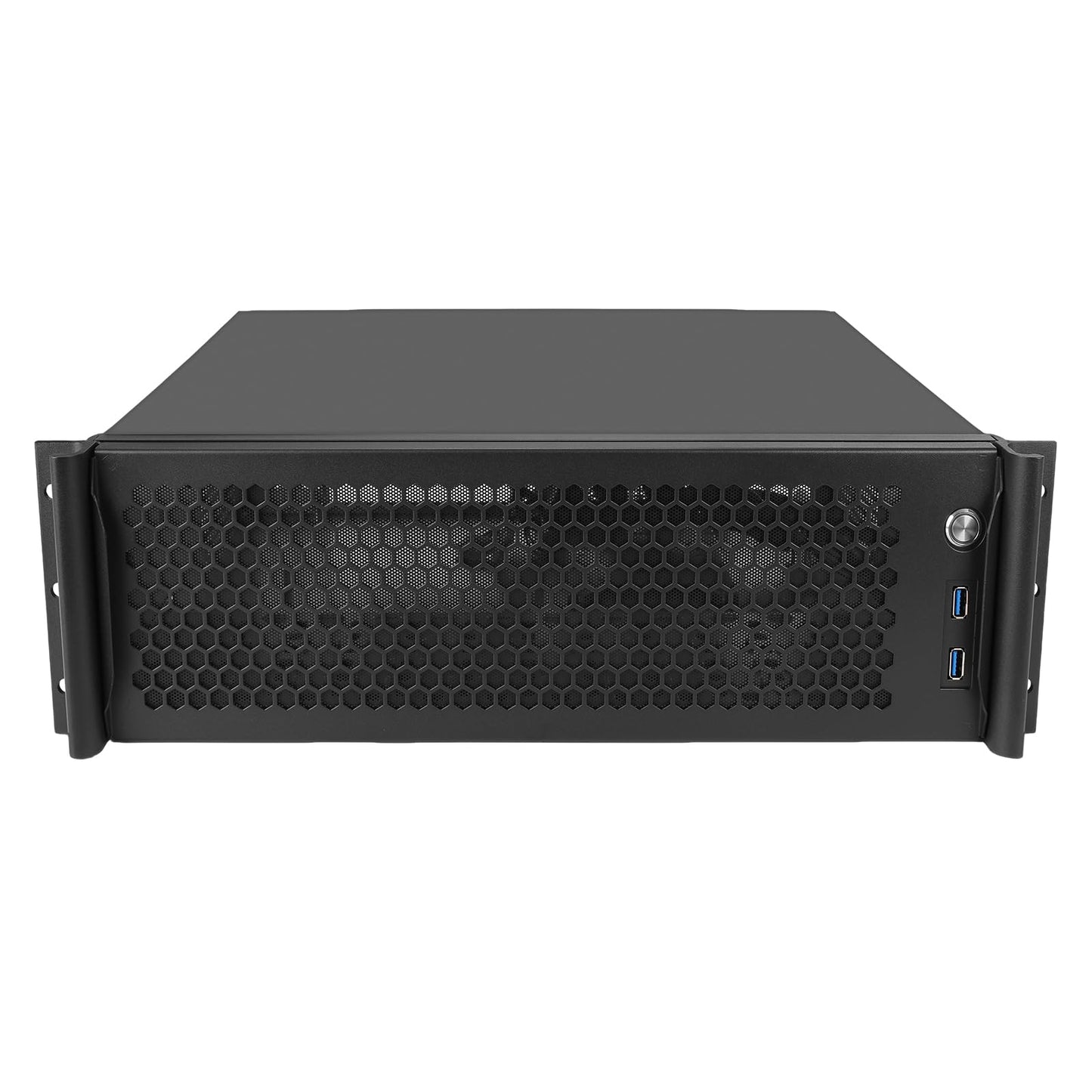 IPCHASSIS 3U mini-itx Rackmount NAS Chassis |19-Inch Industrial Computer Case | Server case |12*trayless 3.5+Fixed 1 * 3.5 or 2.5, SFX PSU