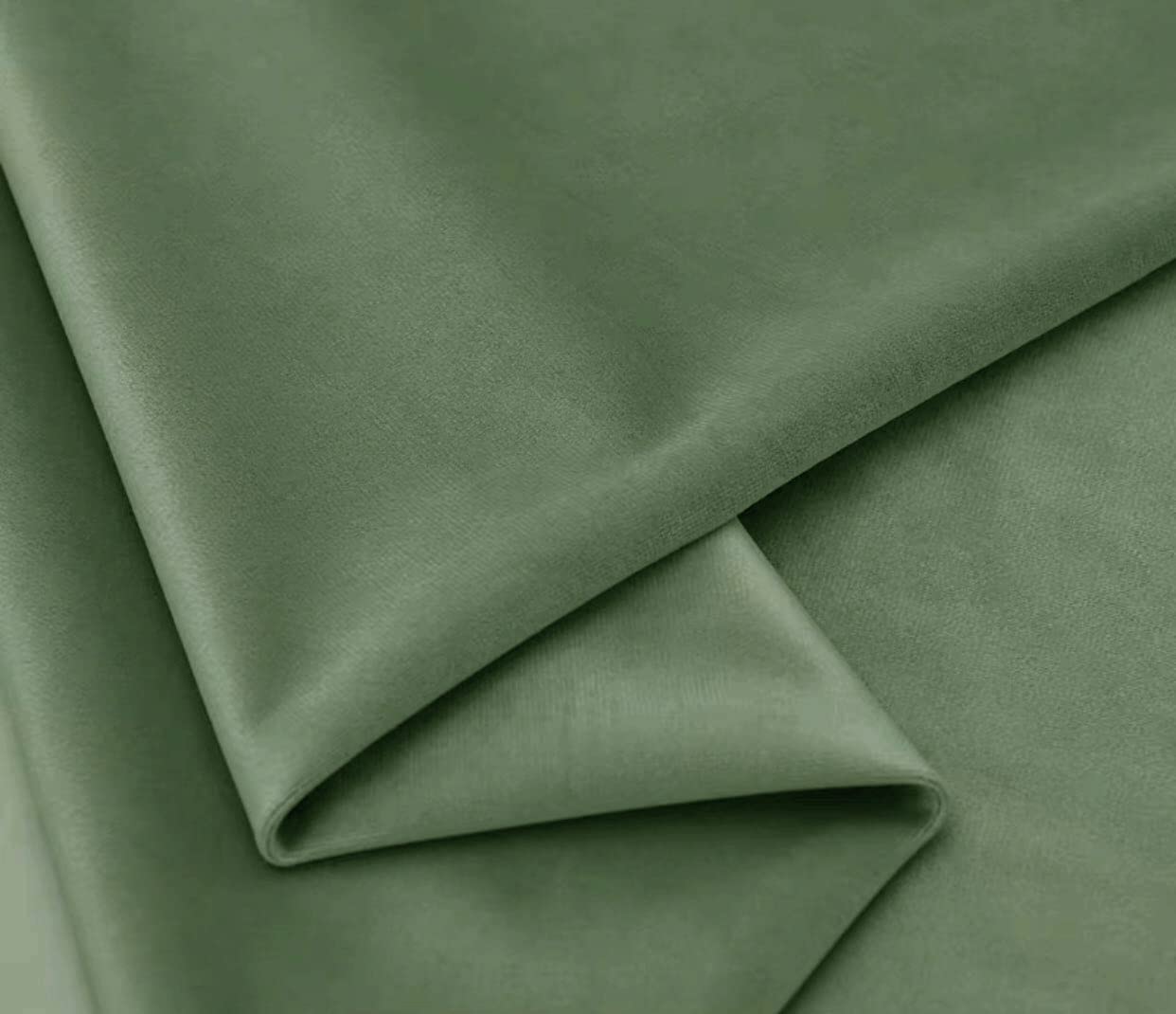 HomeTown Market Heavy Duty Velvet Friheten Sofa Cover Replacement Compatible with IKEA Friheten Sofa Bed Sleeper Sectional Corner Slipcover (Velvet Lighter Green Left)