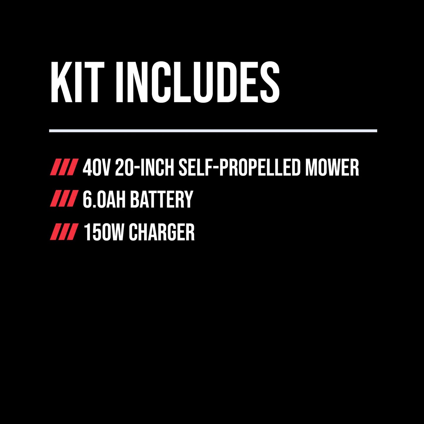 SKIL PWR CORE 40 Brushless 40V 20-Inch Self-Propelled Mower Kit, Includes 6.0Ah Battery and Auto PWR JUMP Charger - SM4910C-11