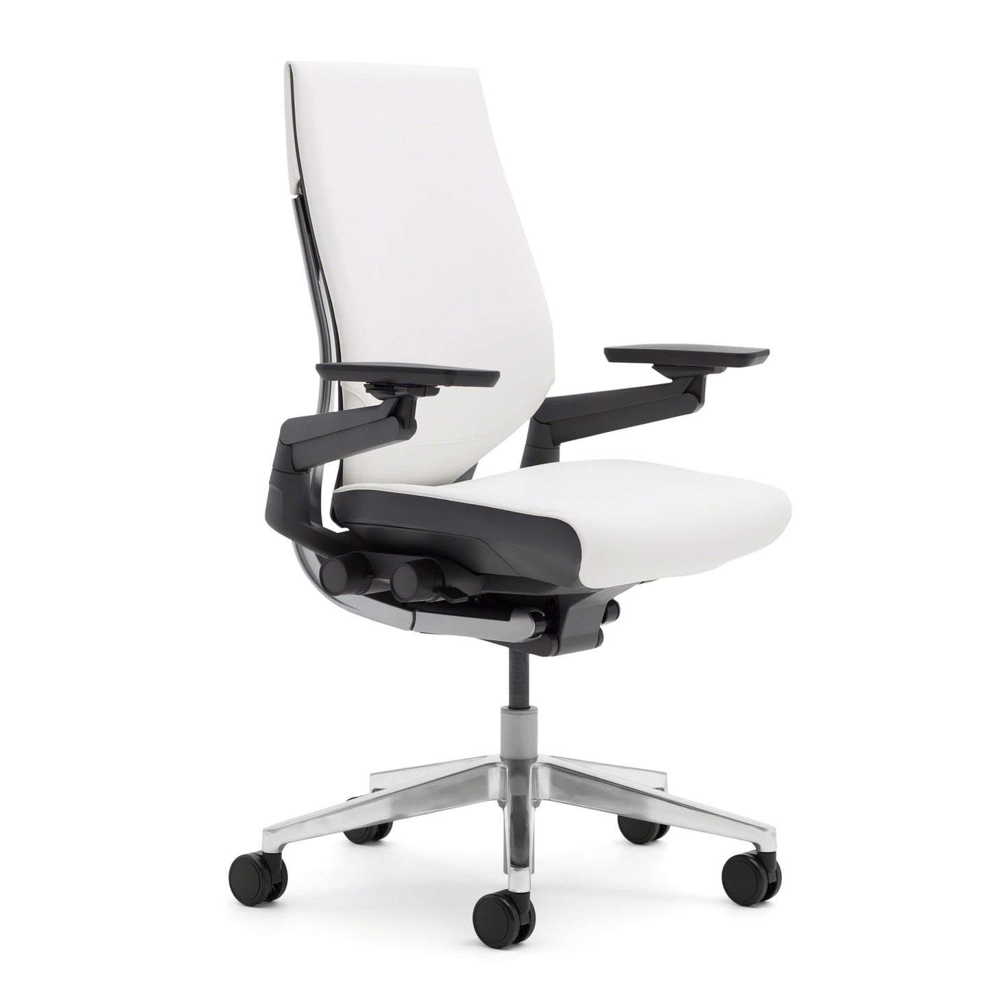 Steelcase Gesture Office Chair - Ergonomic Work Chair with Wheels for Carpet - Comfortable - Intuitive-to-Adjust for Desk - 360-Degree Arms - Coconut Yellow Fabric