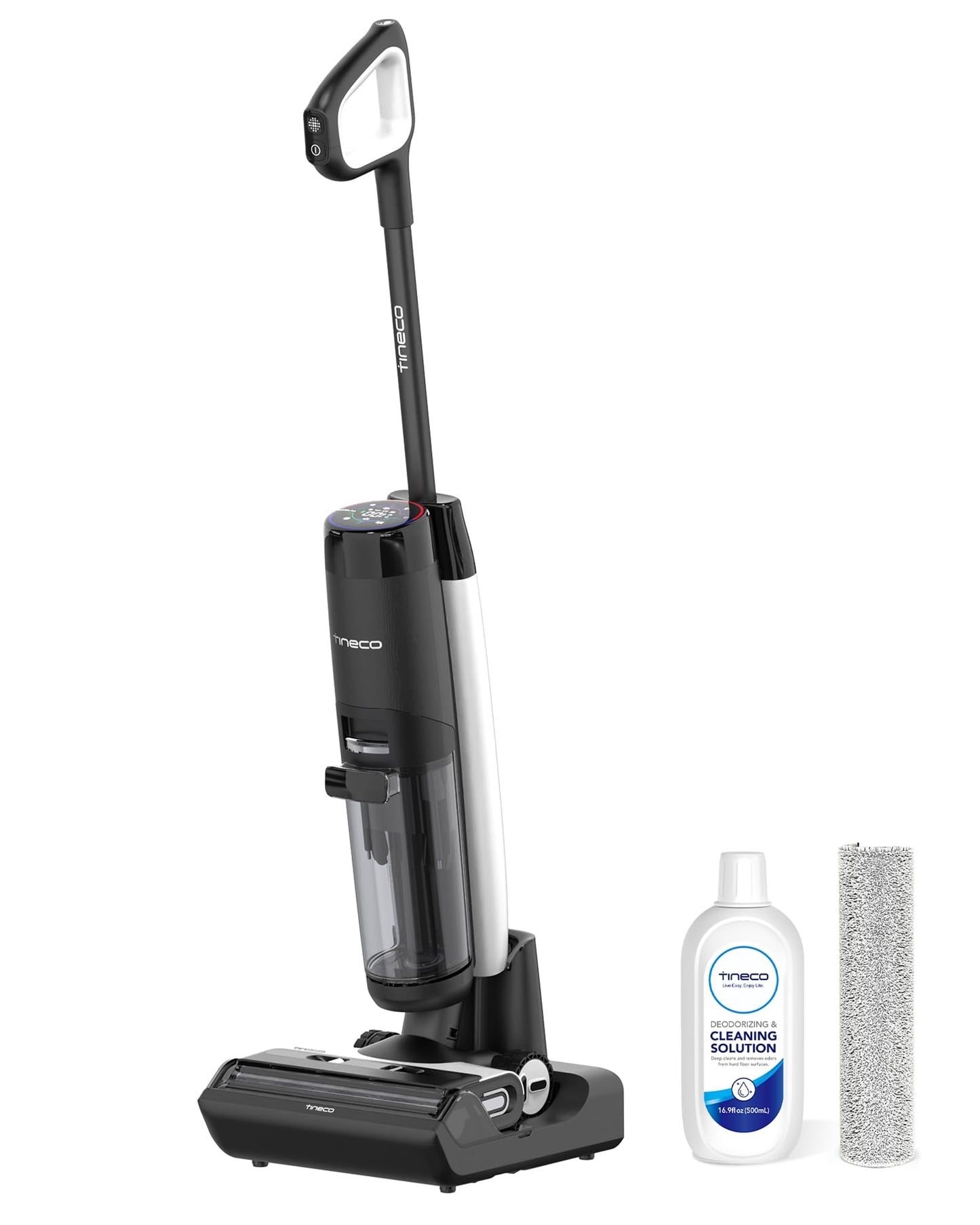 Tineco Floor ONE S7 FlashDry Smart Cordless Wet Dry Vacuum Cleaner, Long Runtime, Great for Sticky Messes, Self-Cleaning, 158℉Hot Air FlashDrying, Dual-Sided Edge Cleaning, Extended Battery Lifespan