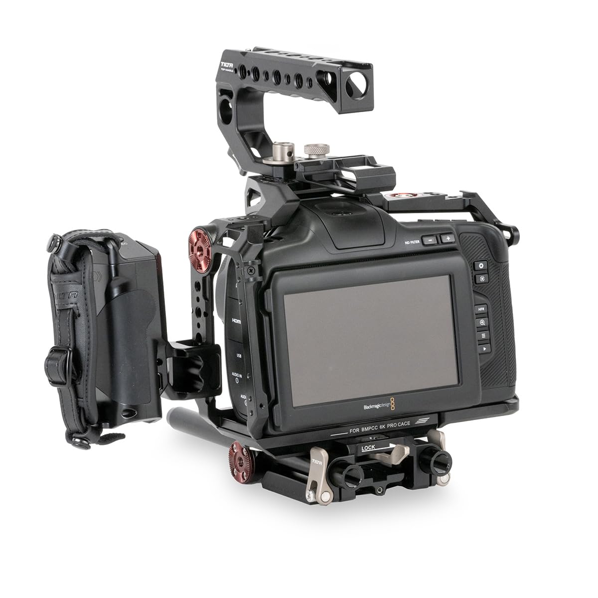 Tilta Camera Cage for BMPCC 6K Pro/G2 | Protective Gear | Mount Accessories | Compatible with Blackmagic Design Pocket Cinema Camera 6K Pro (Black, Advanced Kit)