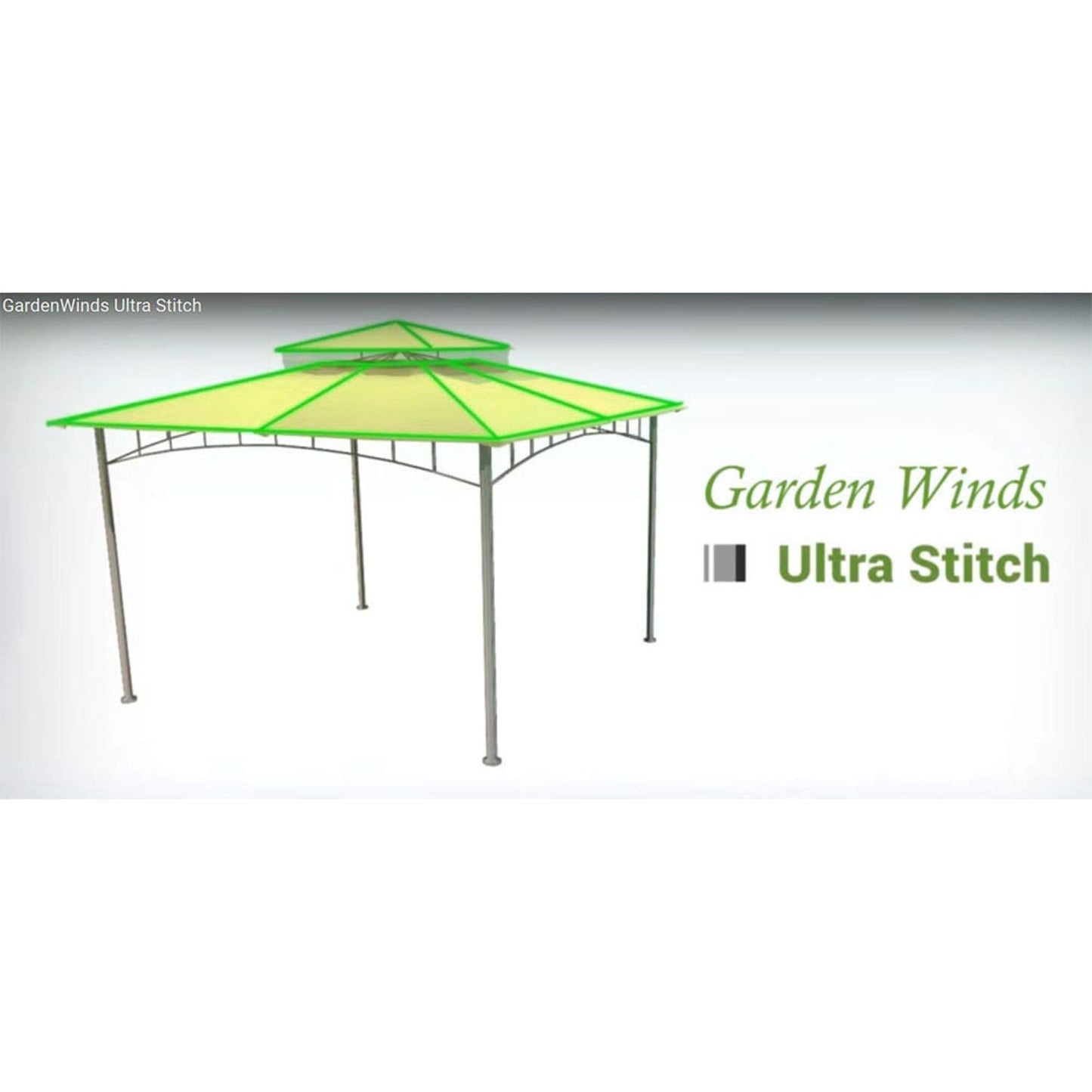 Garden Winds Replacement Canopy for Allogio L-GZ425PST Gazebo - Standard 350 - Beige