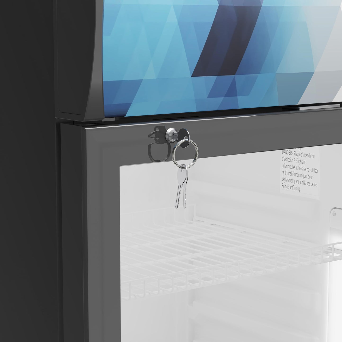 KoolMore MDR-9CP Display-Refrigerator, 9 cu.ft. Single Swing Door, Black