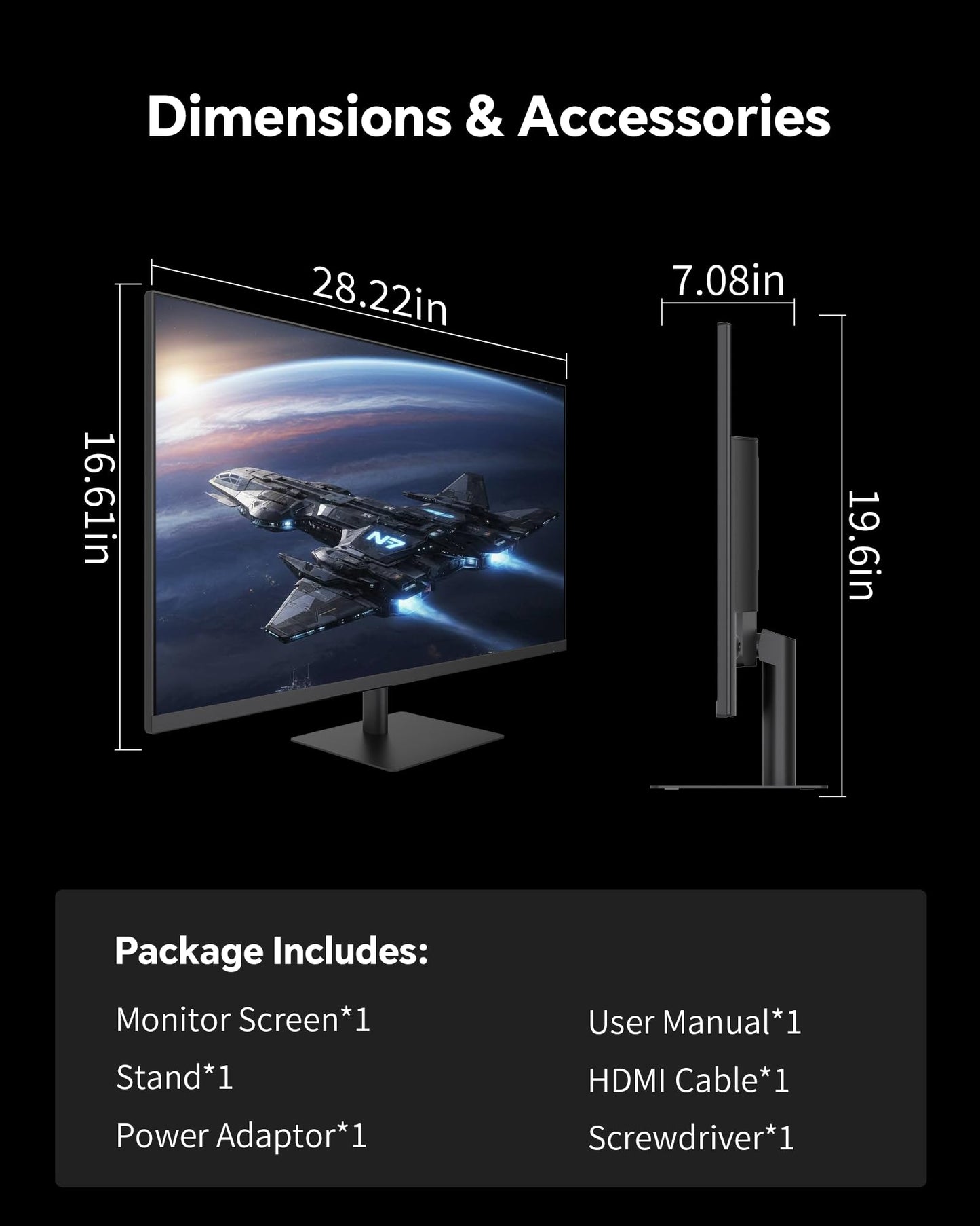 KTC 32 Inch 2K 120Hz Computer Monitor, IPS QHD 2560 x 1440p Monitor with Ultra-Thin Bezels, HDR10, Adaptive Sync, HDMI/Display Ports, Tilt Adjustable, Eyecare, for Office and Casual Gaming, H32T13
