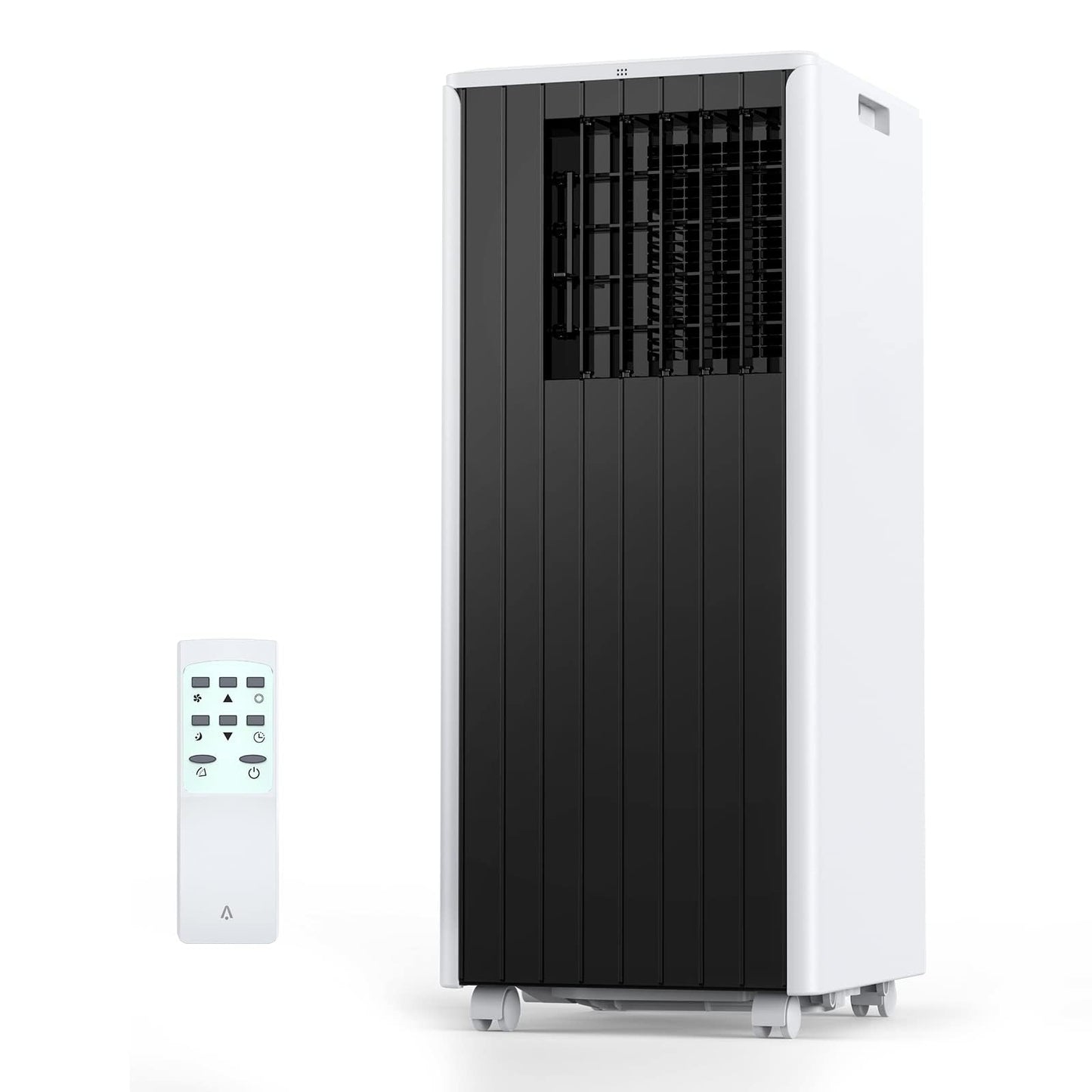 8,000 BTU Portable Air Conditioner – 3-in-1 AC Unit with Cooling, Dehumidifier & Fan for Rooms Up to 350 sq.ft. – Quiet Energy-Efficient Sleep Mode, 24-Hour Timer, Remote Control & Overheat Protection
