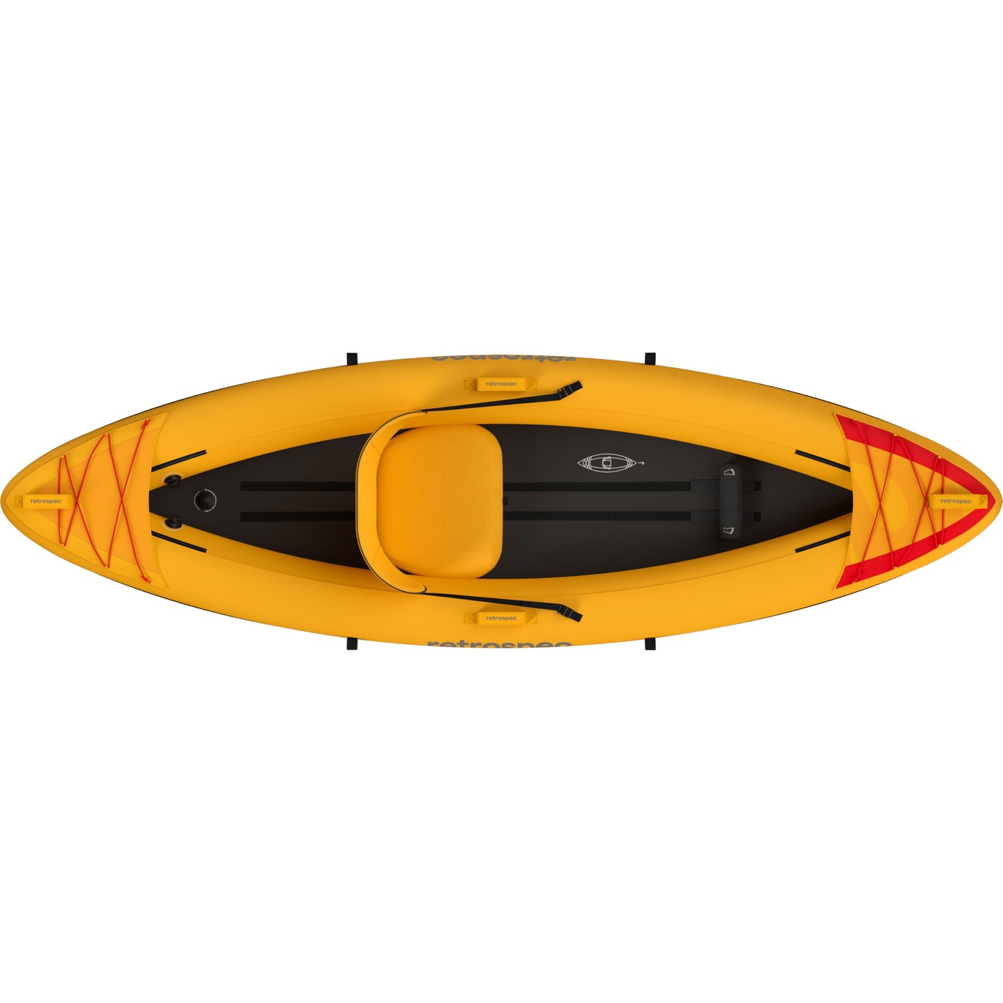 Retrospec Coaster Single & Tandem Inflatable Kayak for Adults - Blow Up Kayak, 220 & 440lb Capacity, Portable Lightweight Kayak with Paddle, Pump & Carry Bag