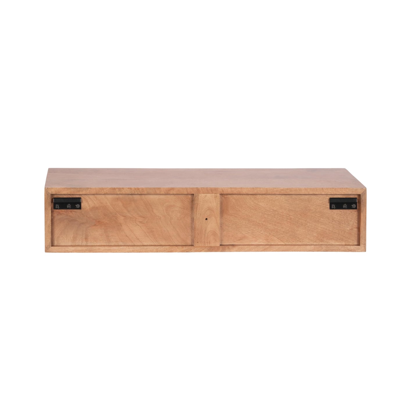 Kate and Laurel McCutcheon Modern Floating Console Table for Entryway, 30 x 9 x 6, Natural Wood, Decorative Transitional Floating Entryway Table for Use as Living Room Storage Wall Shelf