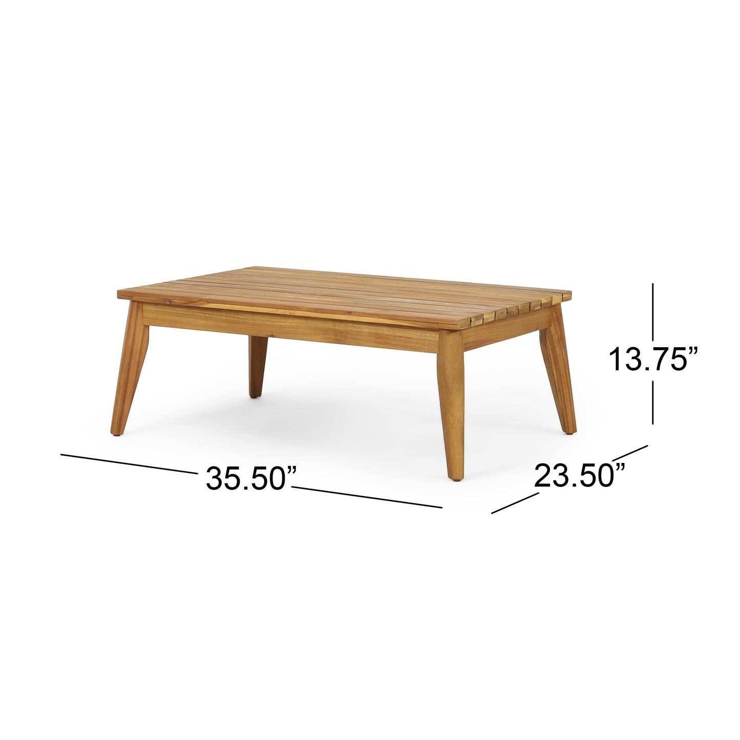 Christopher Knight Home Annisa Chat Set, Teak + Light Brown + Beige