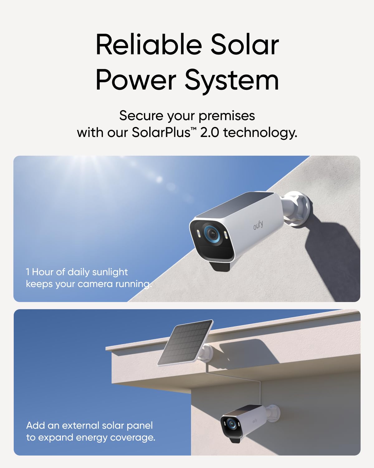eufy Security eufyCam S3 Pro 2-Cam Kit, Solar Camera Outdoor Wireless, MaxColor Night Vision, 4K Security Camera with Solar Panel, Facial Recognition, Built-in Local Storage (Up to 16TB)