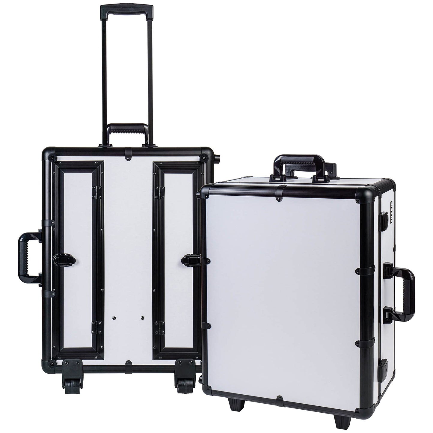 SHANY Studio ToGo Wheeled Trolley Makeup Case & Organizer with Light - Off White