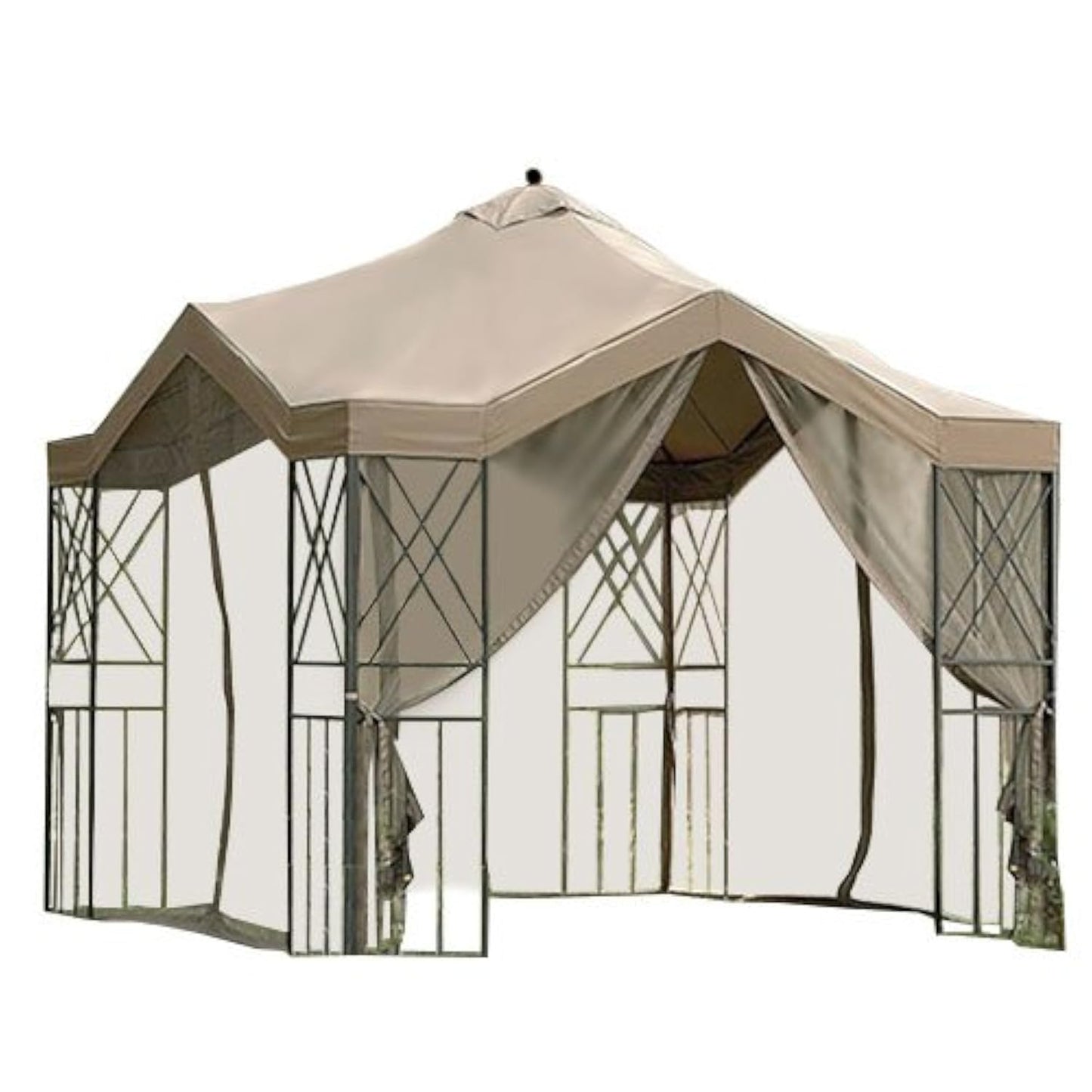 Deluxe Pagoda Gazebo Replacement Canopy Top Cover - RipLock 500