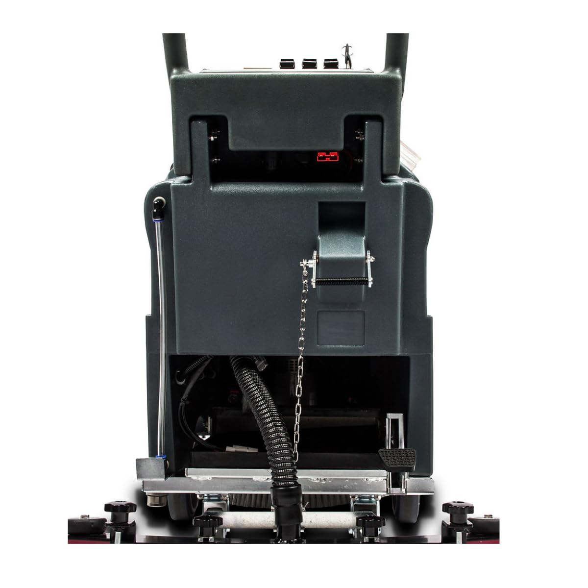 22" Walk-Behind Commercial Floor Scrubber Dryer, 13.2/14.5-Gal Dual Tanks, 3.5-Hour Fast Charging, Up to 5 Hours Runtime, 31" Squeegee, Cordless Hard Floor Cleaner