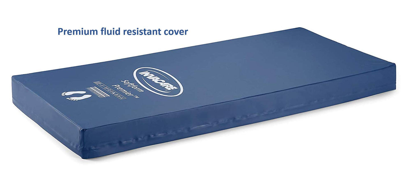 Invacare Softform Premier Bariatric Hospital Bed Mattress, 80" Length, 42" Width, 6" Height, IPM1080B42