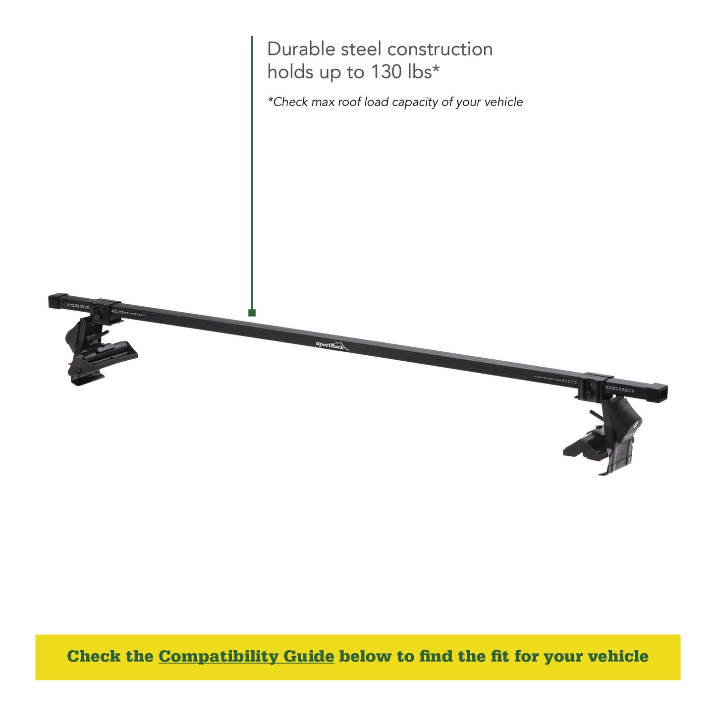 SportRack Complete Roof Rack System , Black