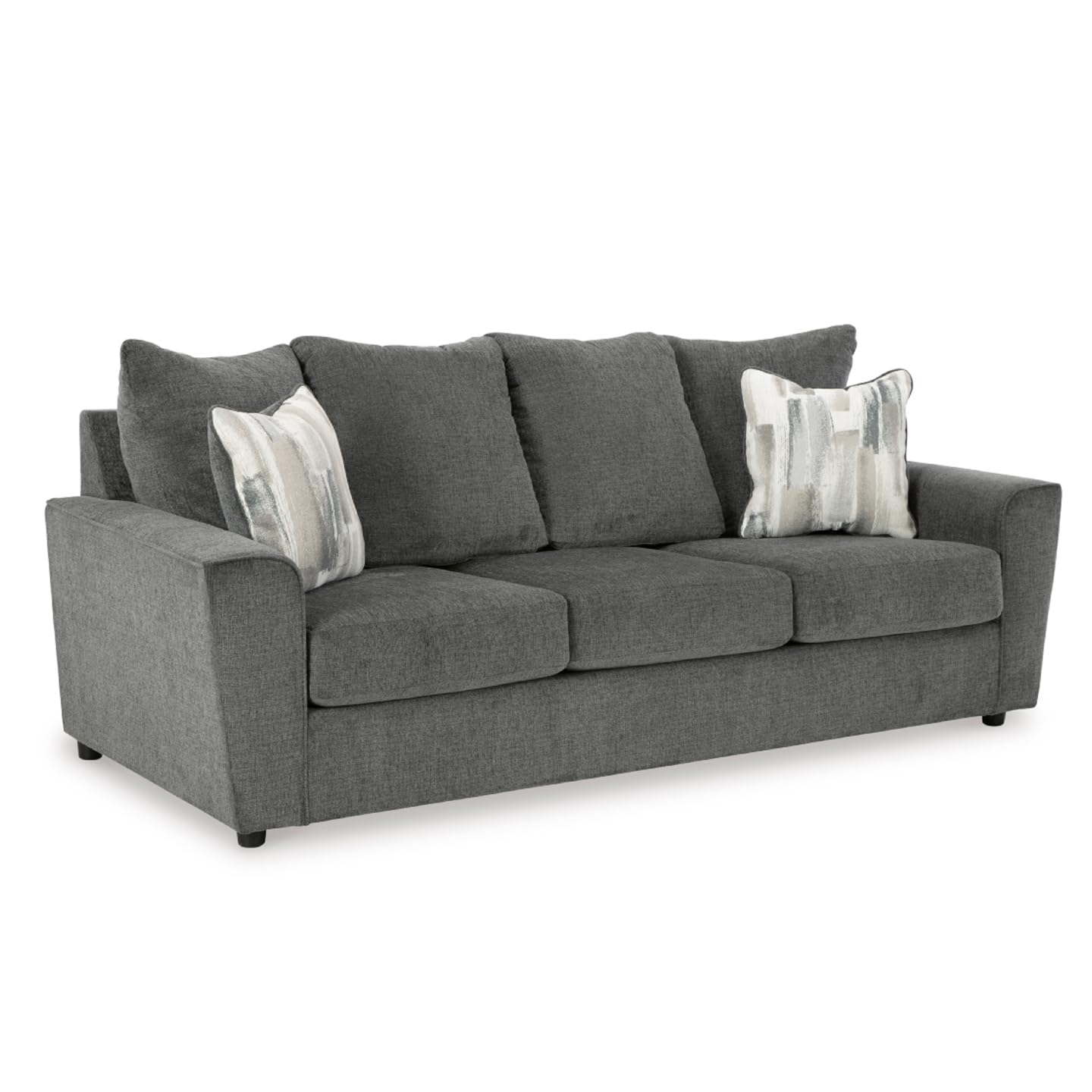 Signature Design by Ashley Stairatt Casual Sofa with Flared Arms, Gray