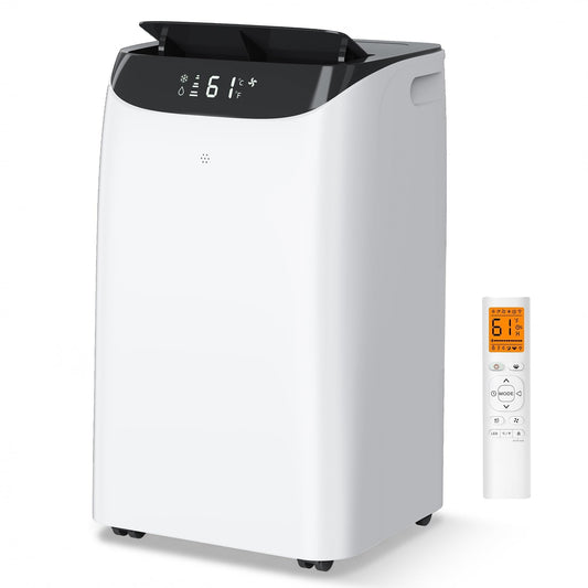 14000 BTU Portable Air Conditioners, Cooling,Fan,Dehumidification,Sleep Mode for Large Rooms up to 700 Sq.Ft, AC Unit with Remote Control, 24H Timer, Installation Kits Included