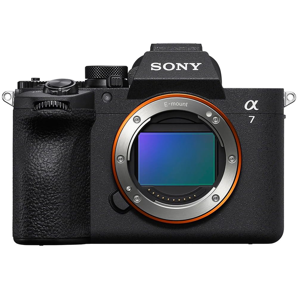 Sony ILCE-7M5M/B a7 V Full-Frame Mirrorless Camera with 28-70mm II Lens Bundle with Flash Speedlight, 72" Monopod, Wrist Grip Strap, 64GB Card, Corel Photo Video Suite, Deco Photo Camera Bag + More